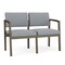 Lesro Lenox 2 Seat Tandem Seating W/ No Center Arm, 43.5 in W 24.5 in L 32 in H LS2101 - alternate 1